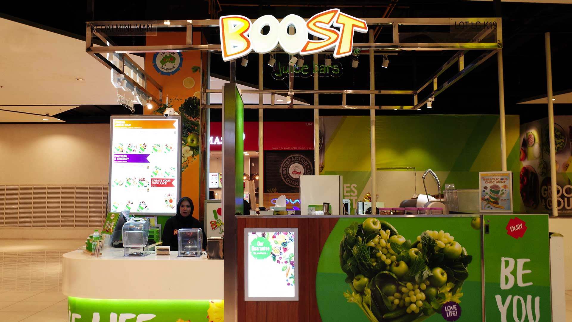 Boost Juice Bars Aman Central